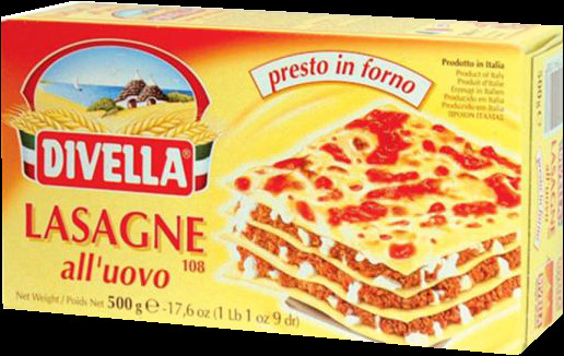 Divella Lasagne all'uovo 500gr